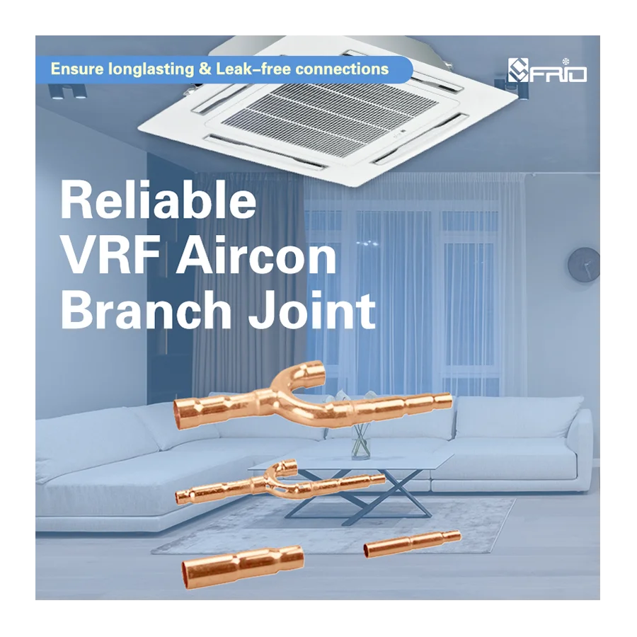 Professional Customization copper tube for aircon copper pipes for air conditioners  y branch midea FQZHN-03D