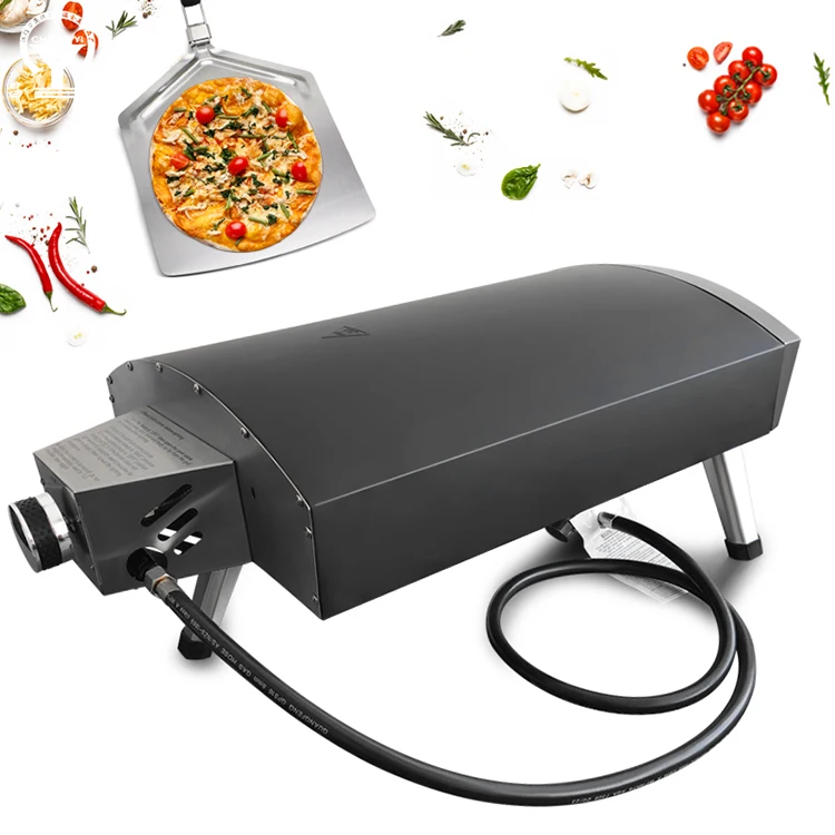 Tabletop 13 Inch Pizza Grills Gas Smokeless Pizza Oven Outdoor Kitchen