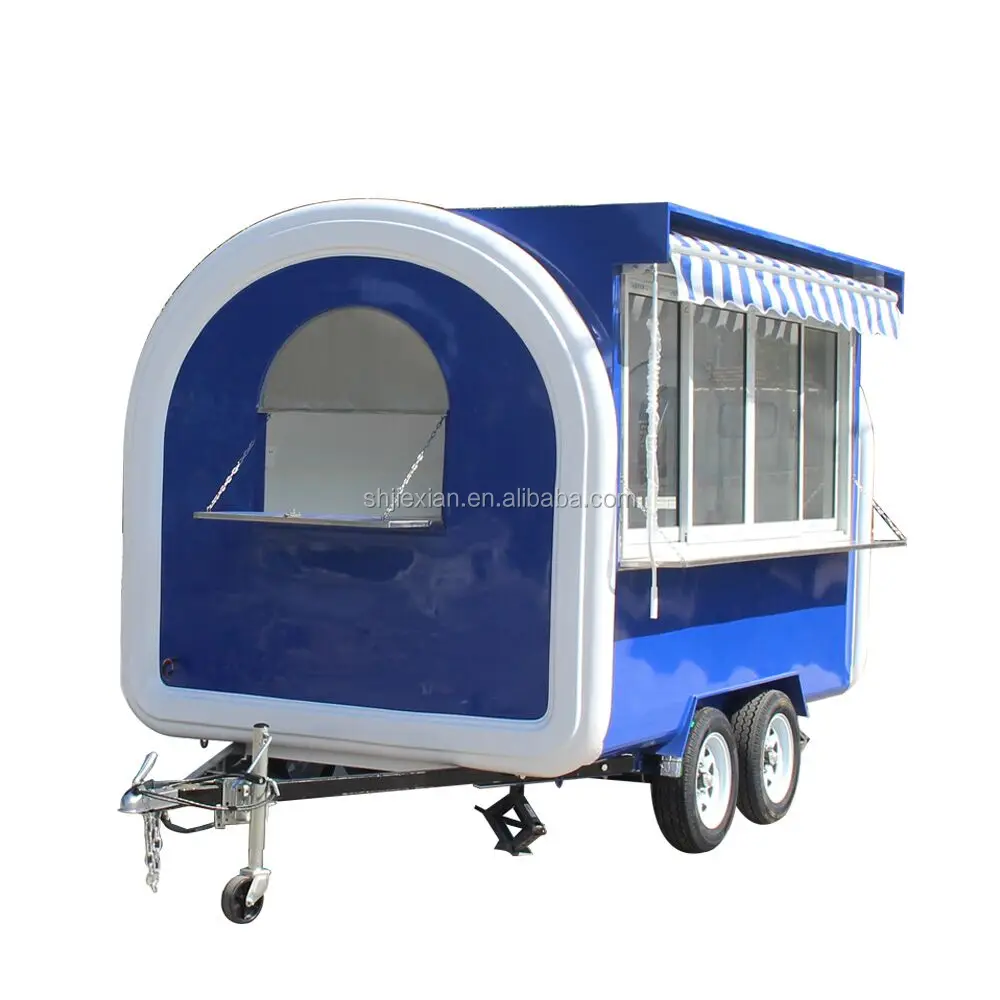 JX-FR300WH Food concession trailers, Custom concession trailer, Coffee trailer cart for sale