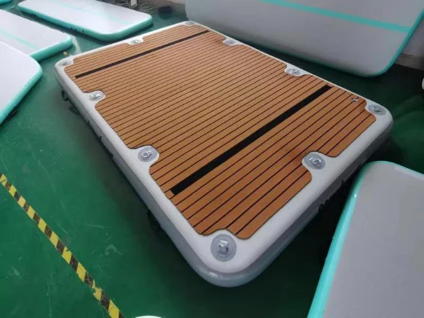 Inflatable Dock Seal Floating Platform Bar Floating Party Platform Floating Boat Docks