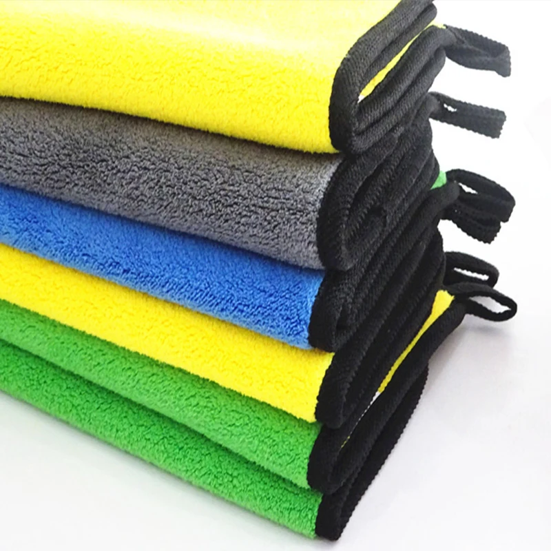Microfiber Coral Fleece Absorbent Hand Towel for Kitchen and Bathroom Factory Wholesale Cleaning Cloths