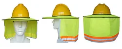 Outdoor Work Cooling Hard Hat Sun Veil Helmet Neck Face Shade Full Brim Mesh Sun Shade Protector Hat Sun Veil