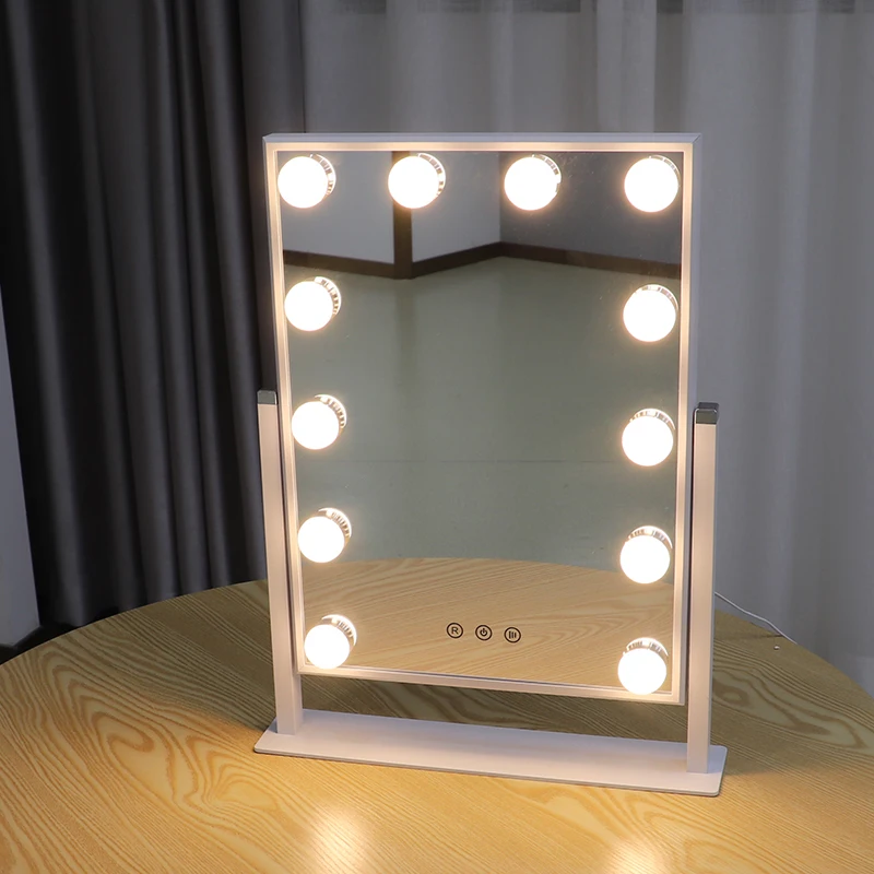 24 Years Factory 12 bulbs Vanity Hollywood Mirror With LED Lights Makeup Mirror