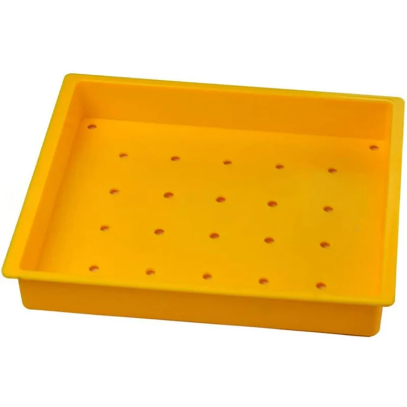 Hot-Formed White Golf Ball Storage Box with Yellow ABS/PP Thick Sheet Stamped Embossed Matt Laminated for Consumer Electronics