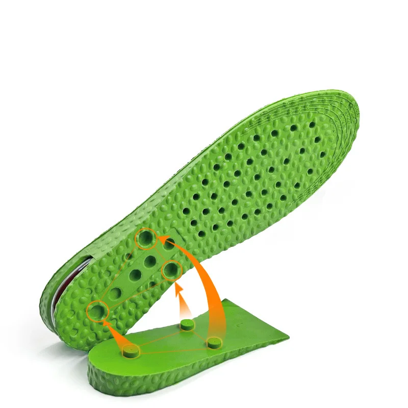 Women Man Height Increase Insoles Foot Heel Lift Support Insole Shoes Sports Shock Absorption Increased Insole