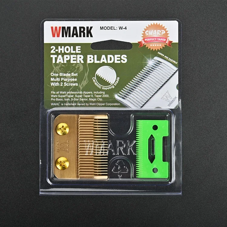 WMARK High Carbon Steel Zirconia Ceramic Moveable Replacement Hair Clipper Trimmer Blade