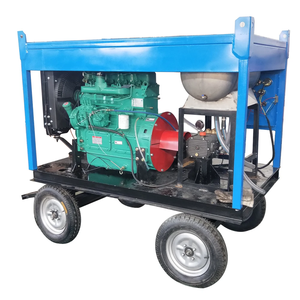 rust remove marine industrial water jet petrol diesel engine 500bar electric power ultra- high pressure cleaner