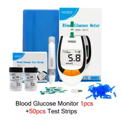 Hospital Code Free Digital Glucometer Kit Digital Smart Diabetics Home Use Sugar Level Monitor Continues Blood Glucose Meter