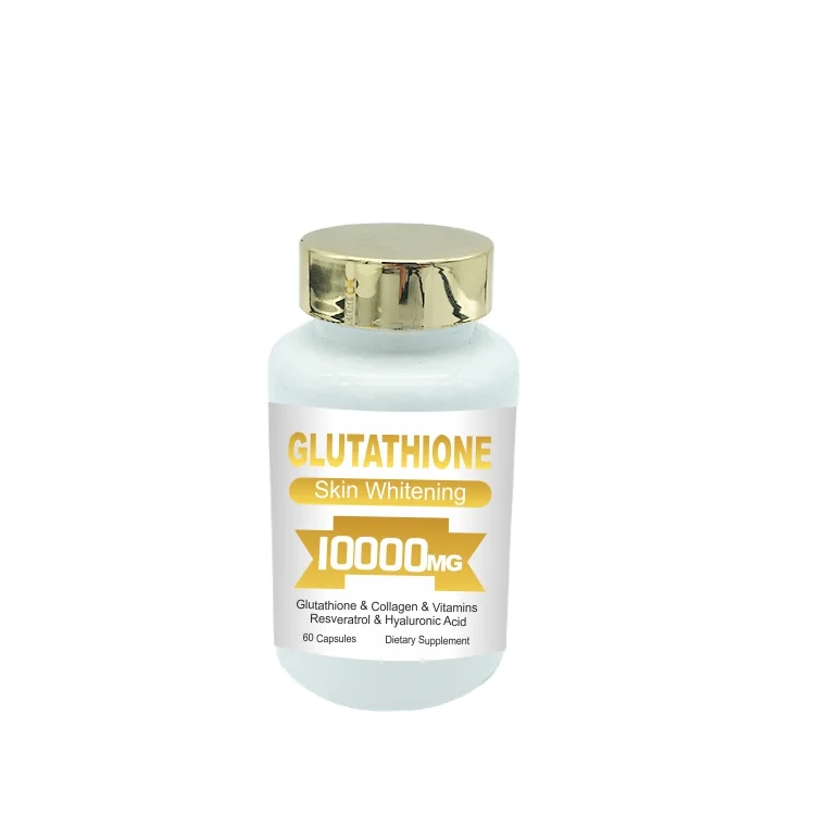 USA Hot Selling 10000MG Glutamax Glutathione Skin Whitening Capsules OEM/ODM Gold Capsules for Adults Not for Pregnant Women