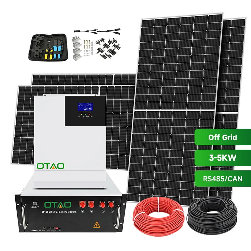 EU US Stock Off Grid Solar Charge Inverter For Photovoltaic Systems 24V 3000w 5000w Pure Sine Wave Invertor Inversores Solares