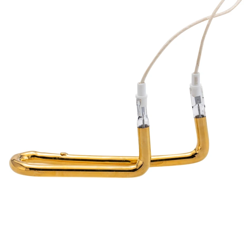 UVIR OEM Gold plated IR lamp 230V car paint curing infrared heating lamp