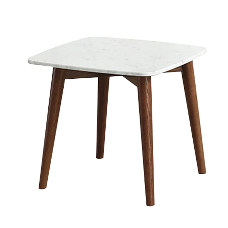 luxury modern elegant marble top wood night stand bedside tables for hotel guest room