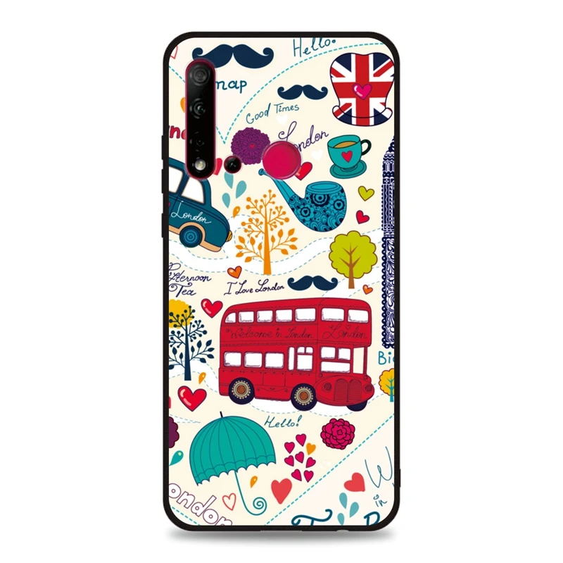 
OEM Logo Brand Painting Scratch Proof TPU Back Cover Phone Case for Huawei Nova 5 4 4eWomens Design for Nova 5i Pro Phone Case 