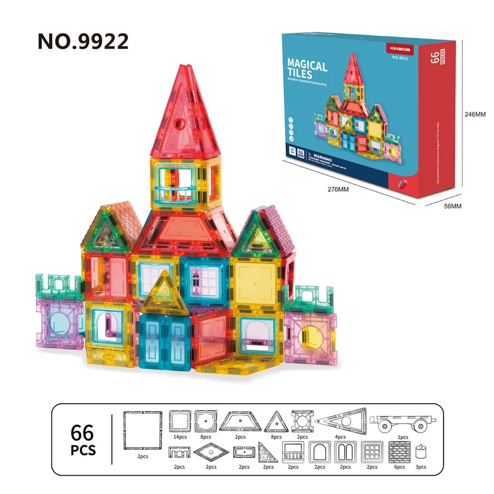 Wisdom Magnetic Connecting Blocks Toys Kids building Blocks Educational Toys Set Intellect Blocks Toys