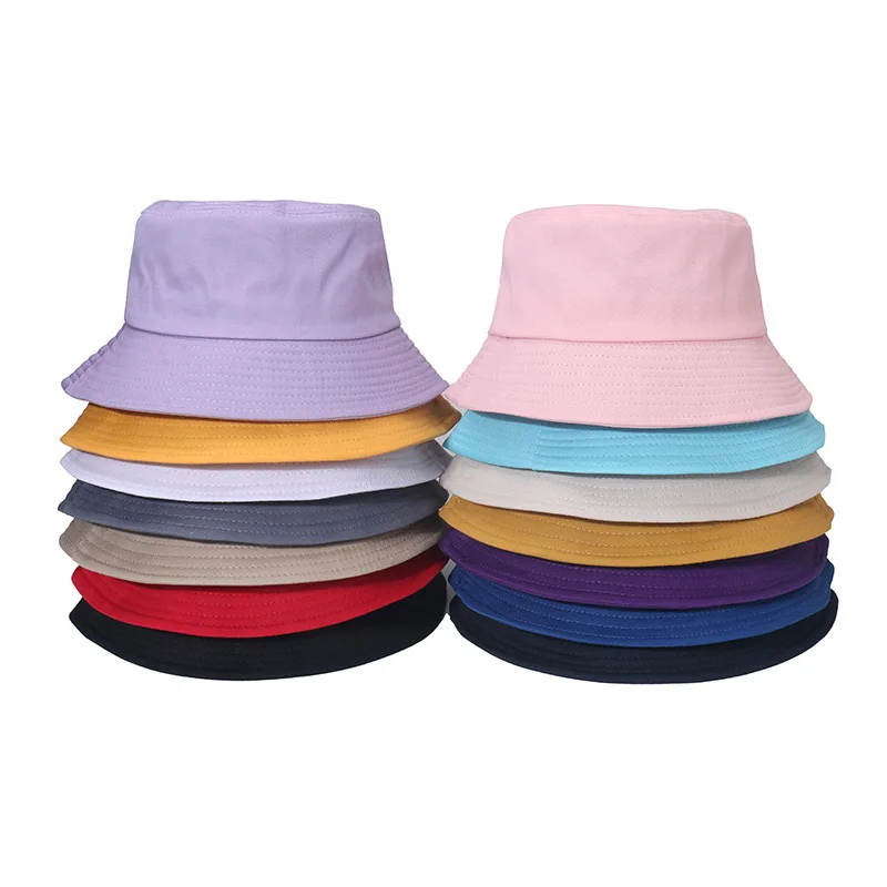 Custom Design Cotton Summer Fashion Embroidered Bucket Hat With Your Own Logo Wholesale New Design Plain Cotton Fisherman Hats