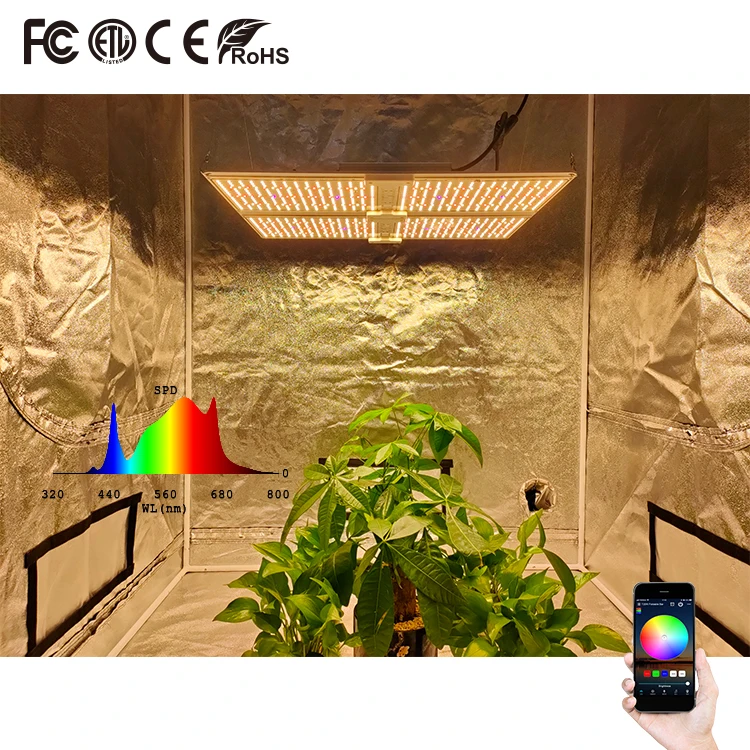 LED Grow Light Board Smart Wireless Network Chip ELG Mean Well Driver 480W Dimmable SMD Grow Light  For Horticulture