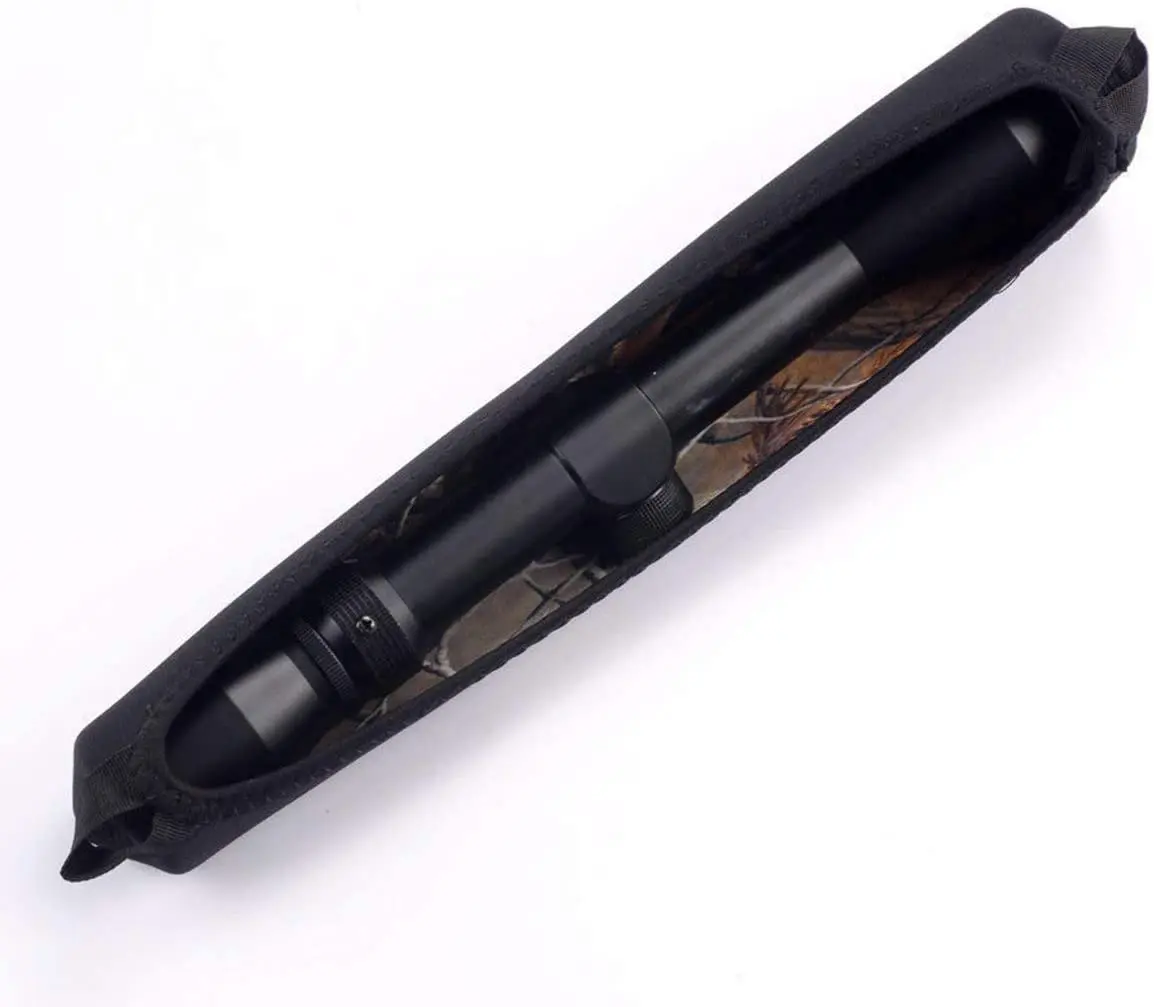 Custom high quality outdoor tactical sports camouflage dust cover Portable reversible neoprene  Scope Guard Cover