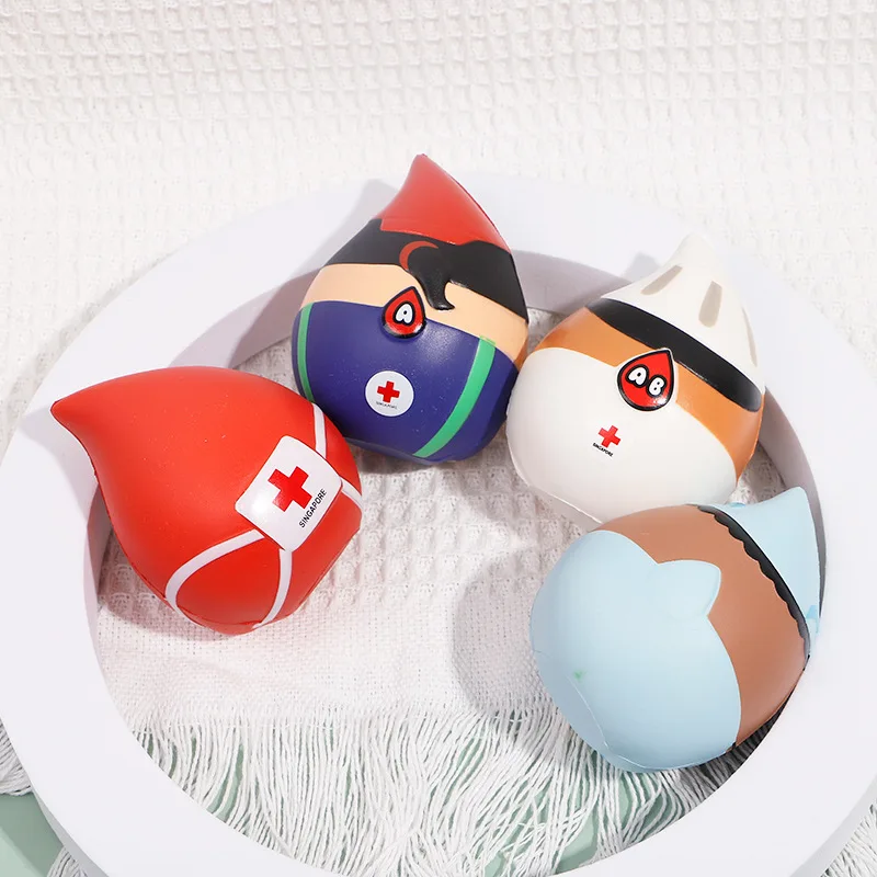 Stress ball water drop shape With Custom Logo Stress Relief Toy Personalized stress water drop shape for Adults and Kids