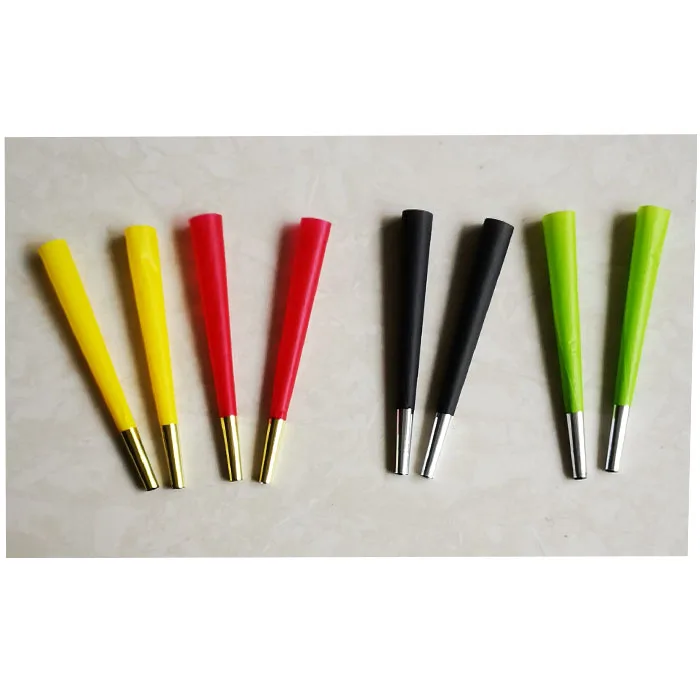 
king size black rolling paper cones with gold tip 