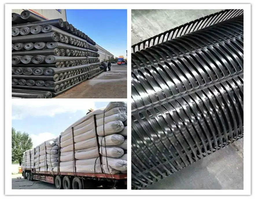 Pp Material Durable Civil Engineering Construc Pp Biaxial Uniaxial Road Geogrid