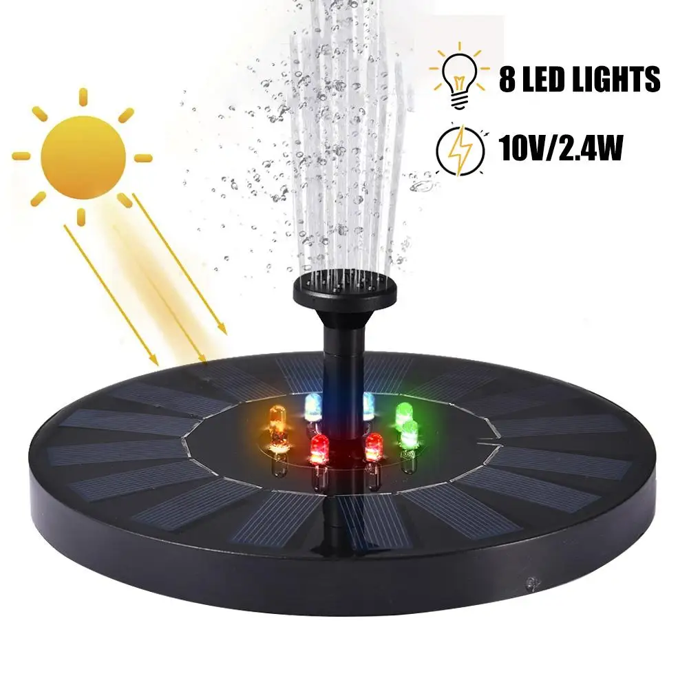 
Solar Pump Stable Floating LED Fountain with Automatic Color Change 