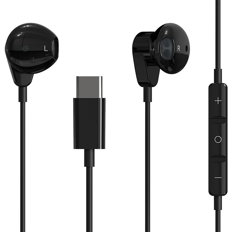 Type C in-ear Earphone with Mic For Huawei For Xiaomi