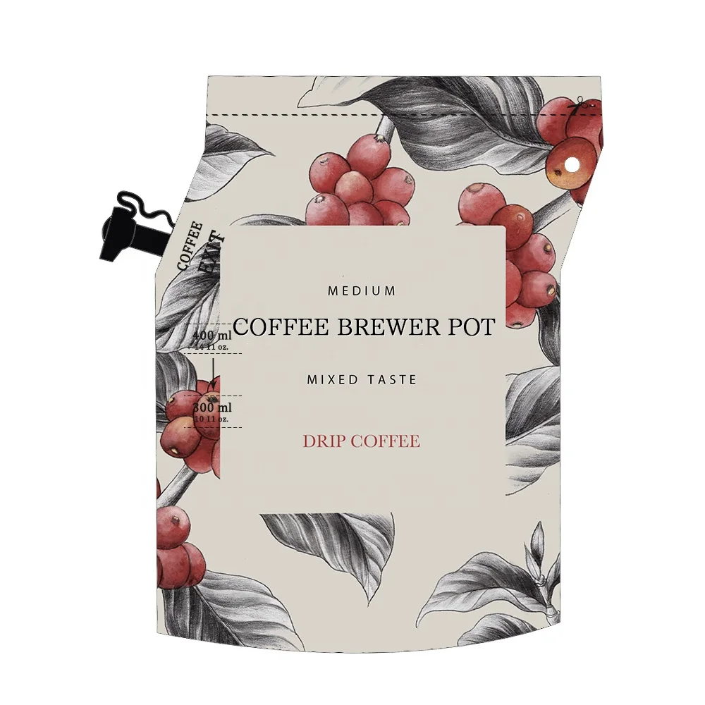 HeShun Custom Qualified Custom Logo Paper Packing Bag Cafe Factory In China