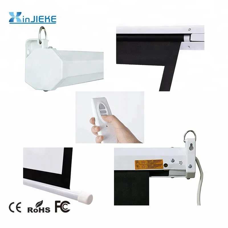 150inch 200inch  Electric Projection Screens,  Motorized   Home Cinema Projector Screen Good Price
