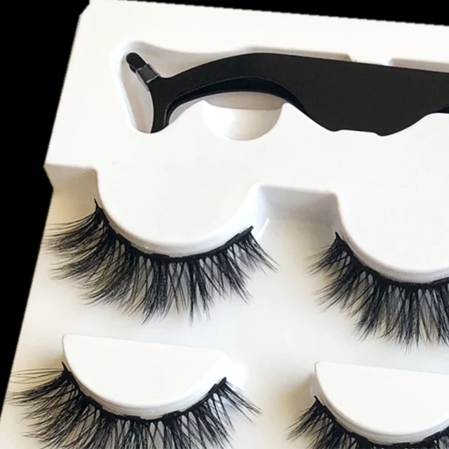
Magnetic Eyelashes Kit False Eyelashes With Reusable Waterproof Eyeliner 
