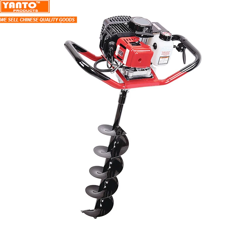 AG52-TL Gasoline Earth Auger 51.7 cc Post Hole Digger Power Ground Drill Digger WITHOUT DRILL BIT
