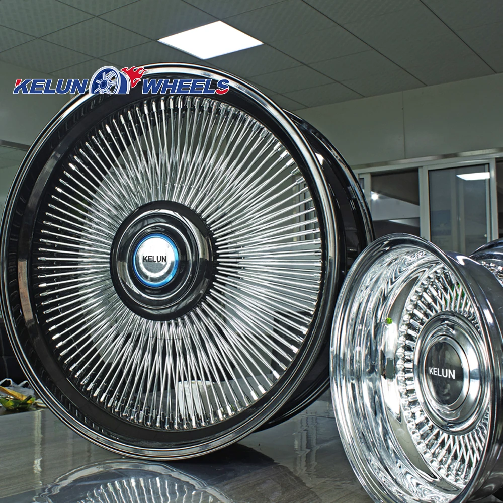 big size Forgiato Wire Wheel Most Selling 28 Manufacturer Chrome Forged spoke Rims