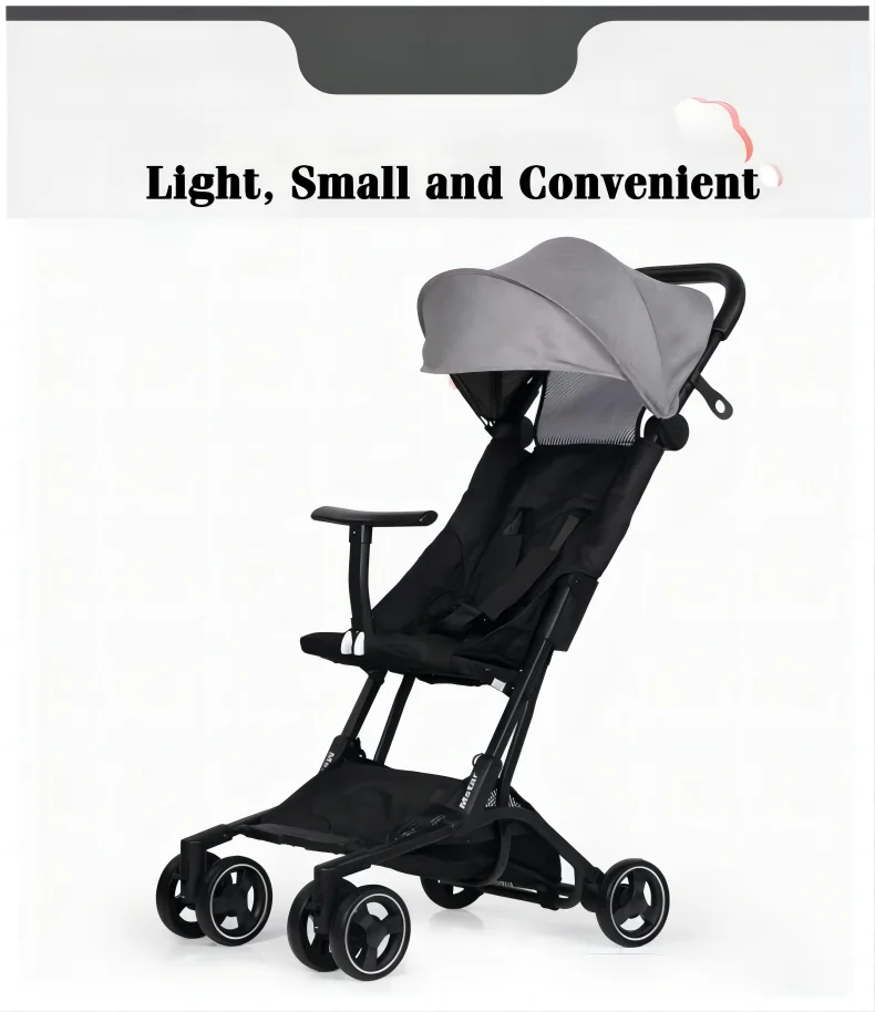 JXB S900 Cheap Lightweight Small Folding Size Travel Stroller With Large Storage Basket