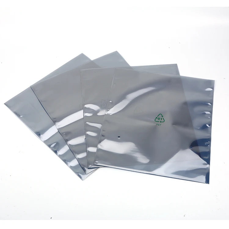 ziplock laminating plastic static printed pouches esd packaging bags electrics product pcb