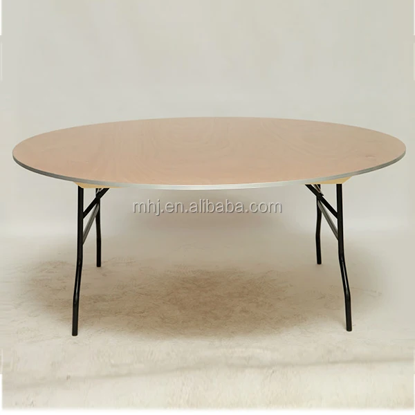  wholesale folding round wood party event wedding banquet