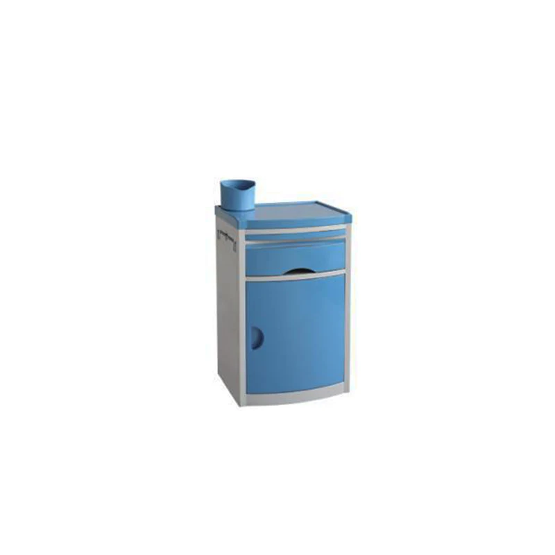 YH-C04 Hospital Bedside Cabinet And Lockers Abs Bedside Cabinet Mobile Hospital Beside Cabinet