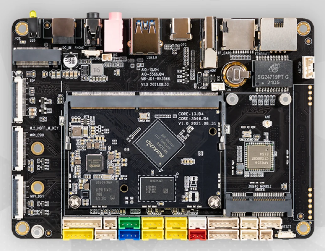 RK3566 Quad-core Open Source android 11 linux Yocto rk3566 Development board arm core board Rockchip rk3566 som core board