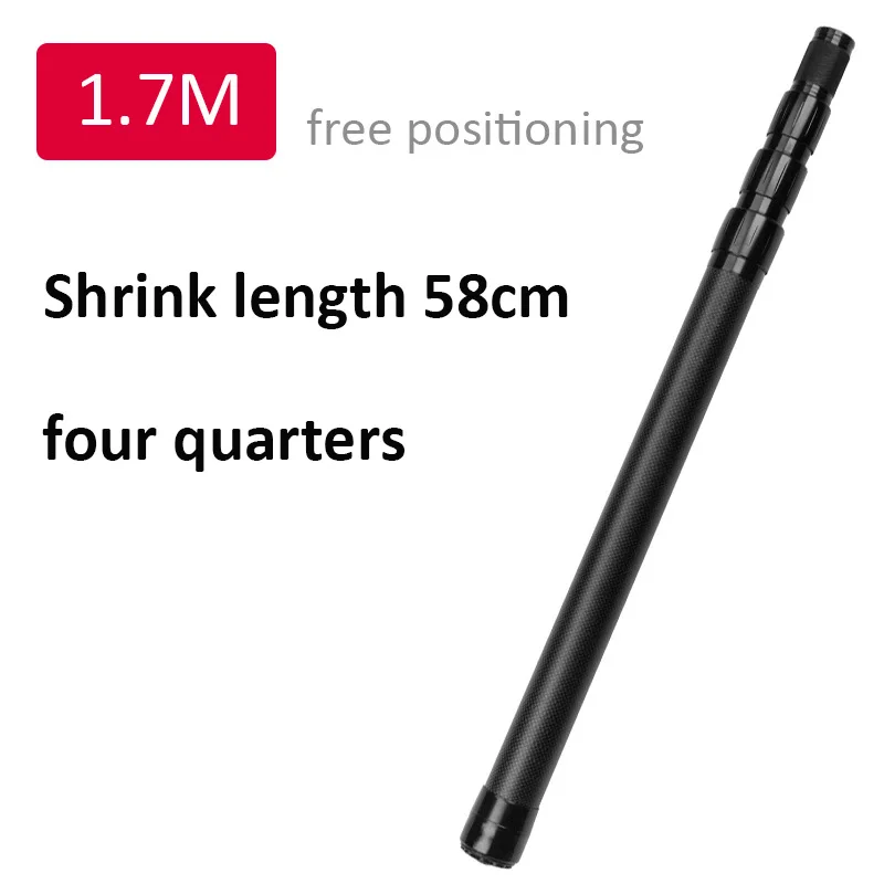 3-section telescopic carbon fiber tube camping sunshade wind-resistant tent pole rod