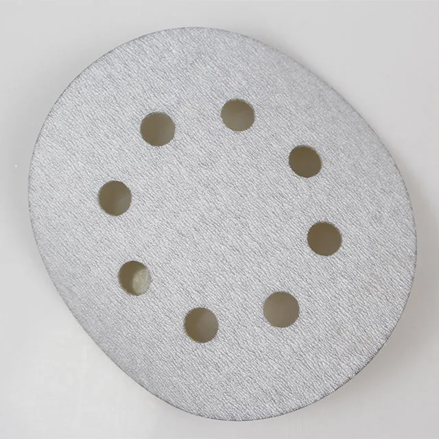 Wholesale Factory Platinum Film White Sanding Disc Rounded Hook and Eye With Hole