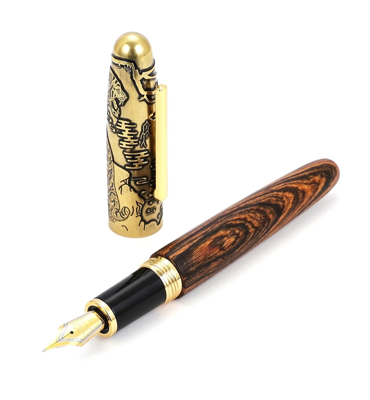 Новое поступление роскошная перьевая ручка Shanghai Jinhao 9056 tiger