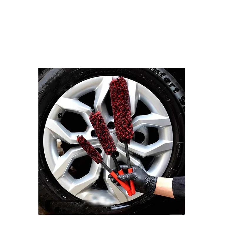 
3Pack Easy Reach Wheel Cleaning Brush set for Car Vehicle 