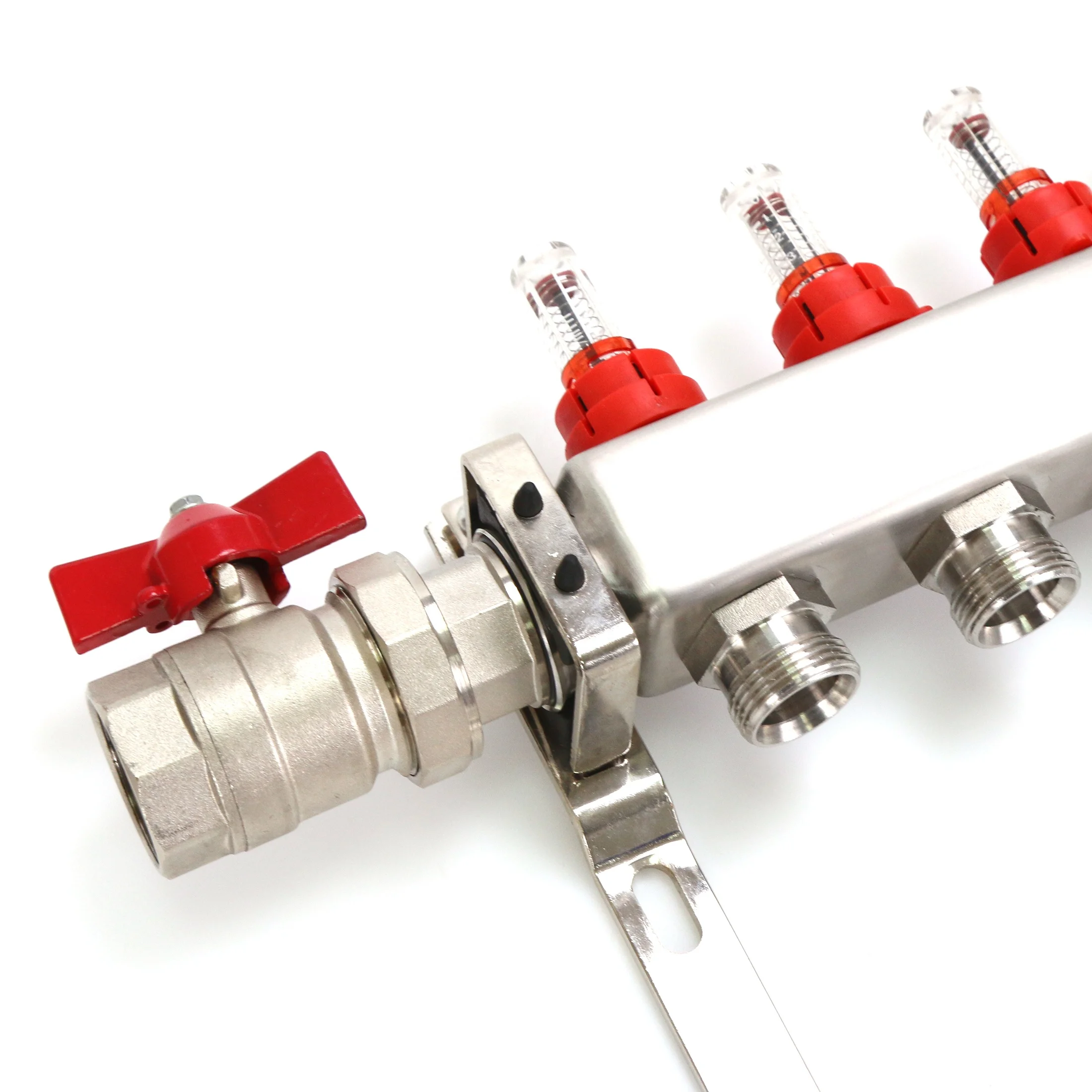 Manual stainless steel Manifold Underfloor Heating System manifolds plumbing pert system manifolds
