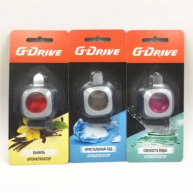 4ml Different colors auto air conditioner air outlet perfume plastic clip liquid membrane air freshener for car vent