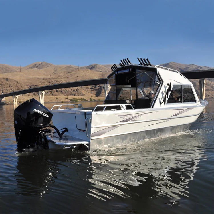 22ft  Fishing  Aluminium Closed Cabin High Speed Jet Boats