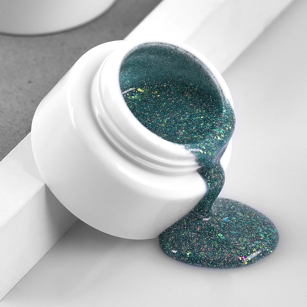 New Arrival 24 Colors Disco Gel Polish Set Easy Soak Off Nail Functional Gel Diamond Glitter Disco Reflective Gel Nail Polish