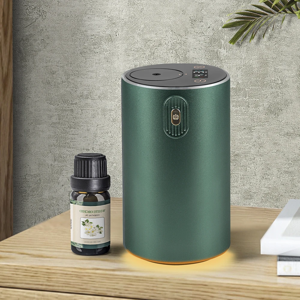 New Home Ultrasonic Mini Electric Fragrance Aromatherapy Air Scent Essential Oil Car Aroma Waterless Diffuser Machine