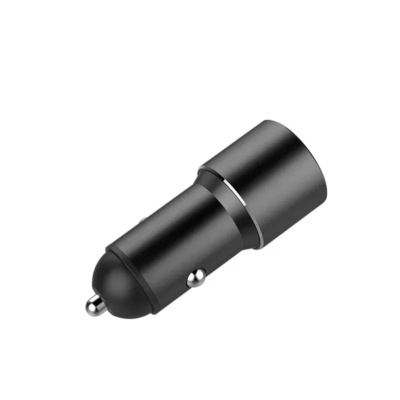 
Universal Custom Logo 2.4A Metal USB Car Charger Adapter High Quality USB Car Charger for Phone 