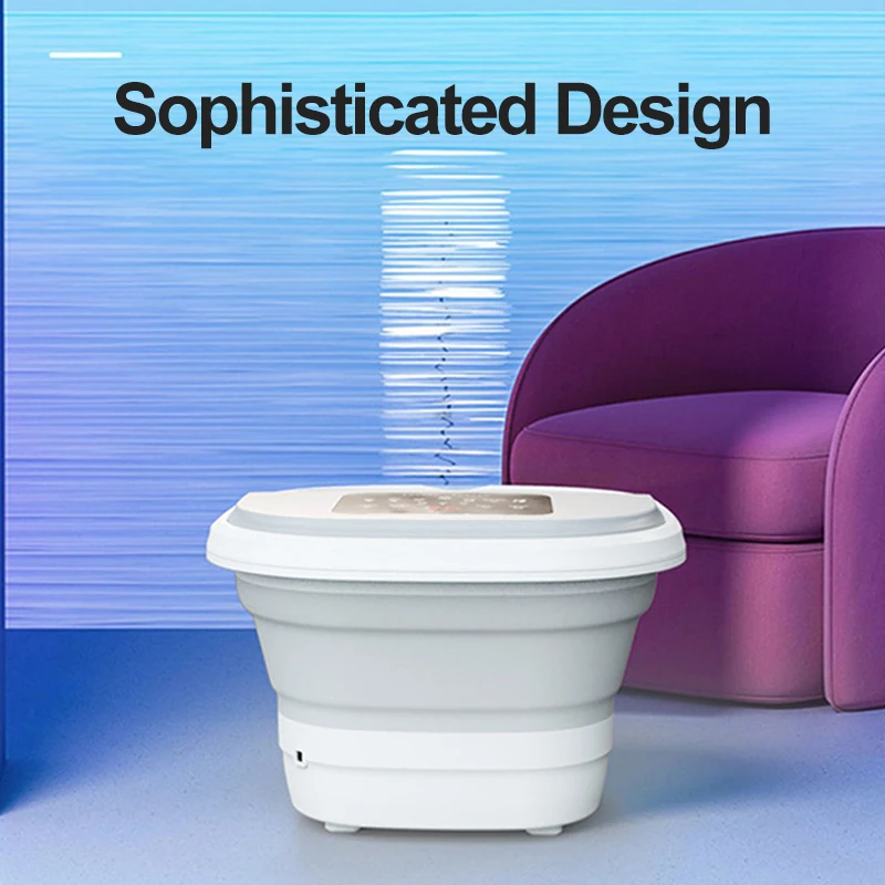 Wholesale Newest Collapsible Design Foot Washing Machine Deepest Kneading Foot Spa Bath Massager With Heat