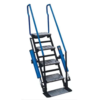 step ladder for oil production and refining supplier with width 800mm, w/o guardrail