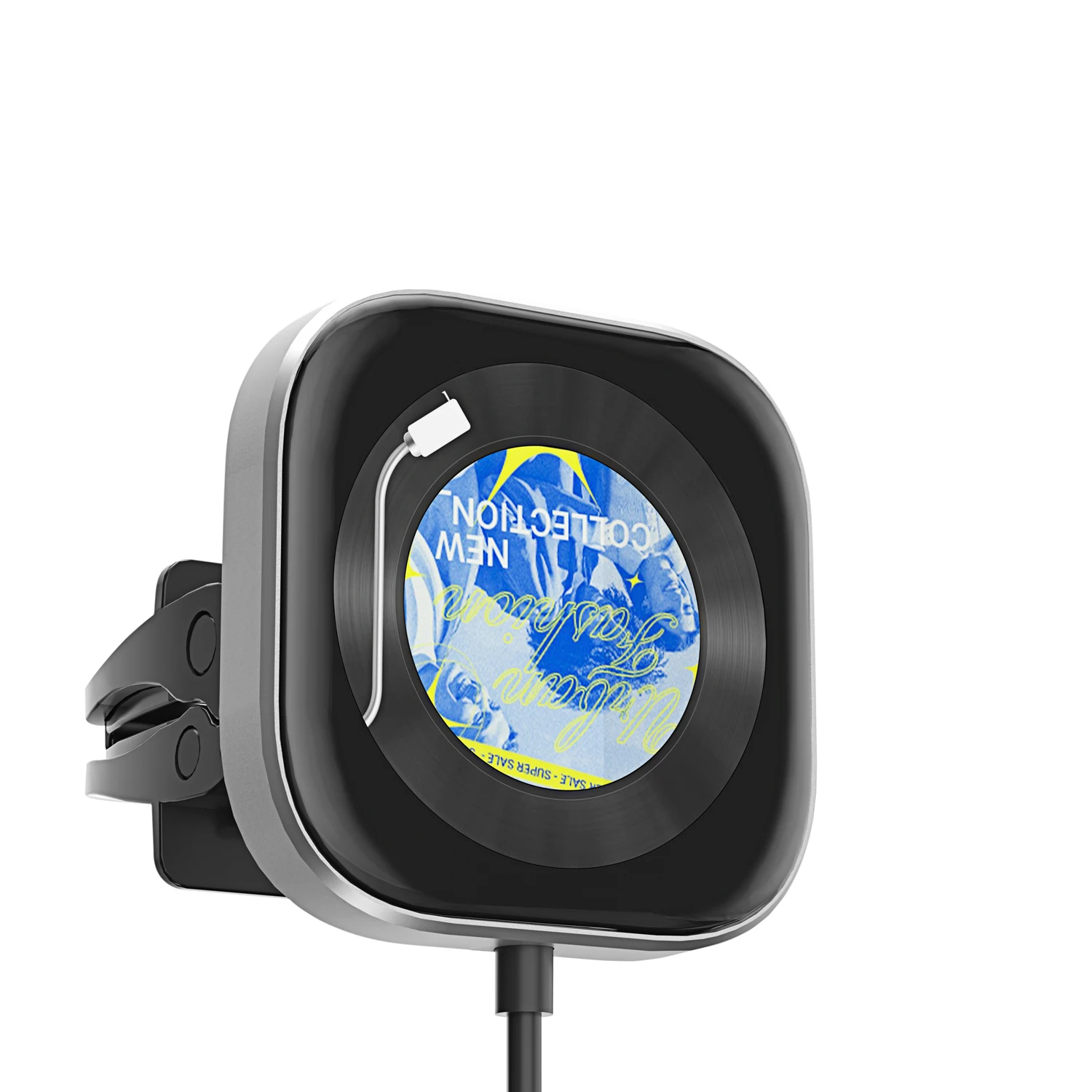 Ottocast новый дизайн карплей клип беспроводной Carplay AI Smart Box для автомобиля диффузор Цифровые Автомобильные центовые часы быстрое соединение