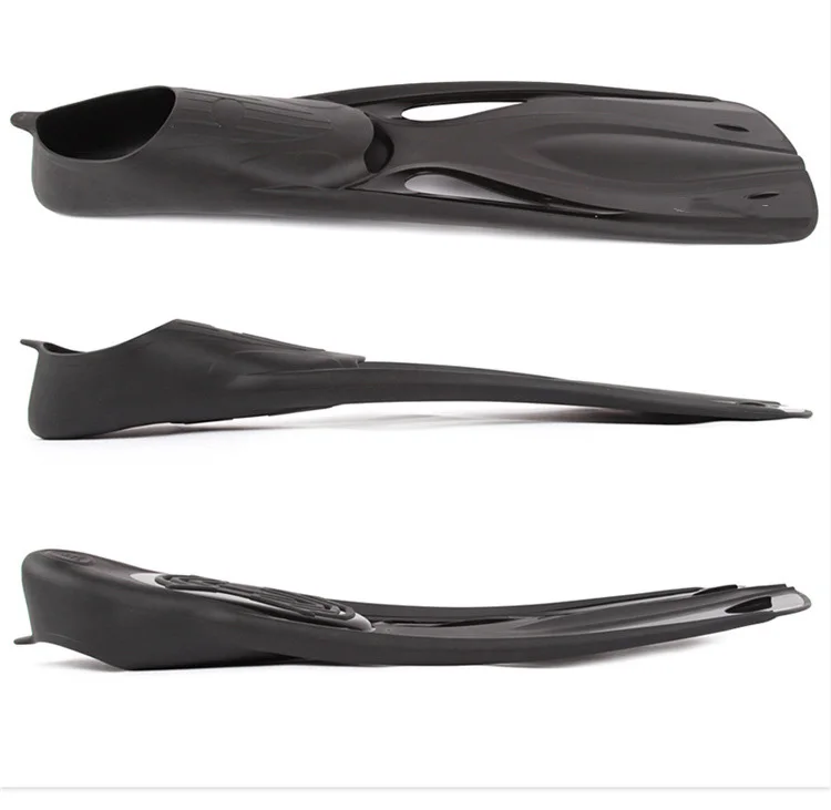 Full-foot Silicone Swim Fins Snorkeling Diving Training Fins Adult Customized Logo Durable OEM & ODM Offered Swimming Fins Bsken